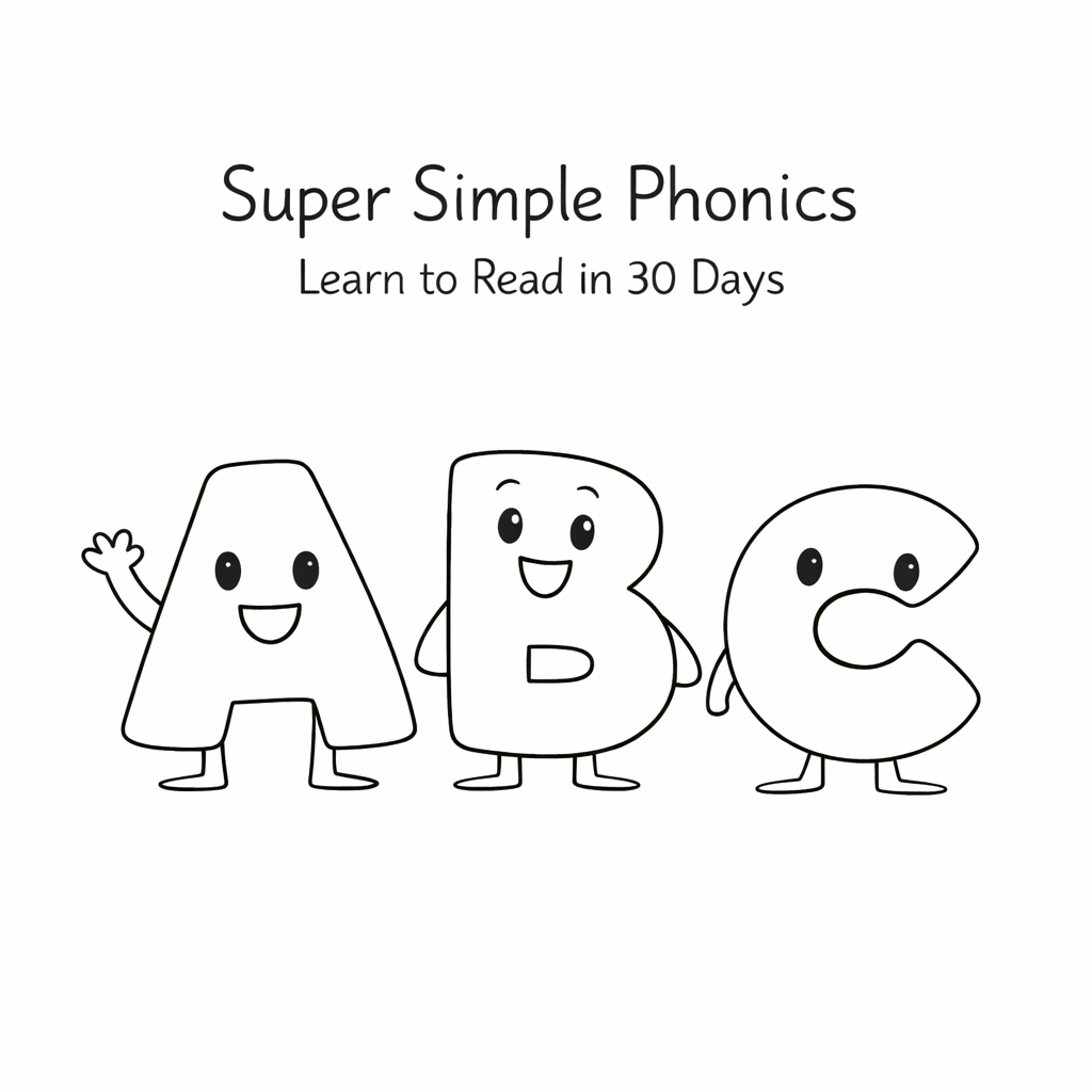 Super Simple Phonics: Learn to Read in 30 Days 책 아이콘